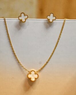 Areum Set –  Anti Tarnish (Earrings & Necklace)